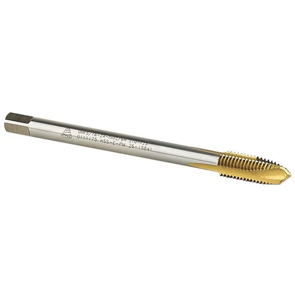 gfb hss titanyum ince diş düz makina klavuzu 1/4x28 unf